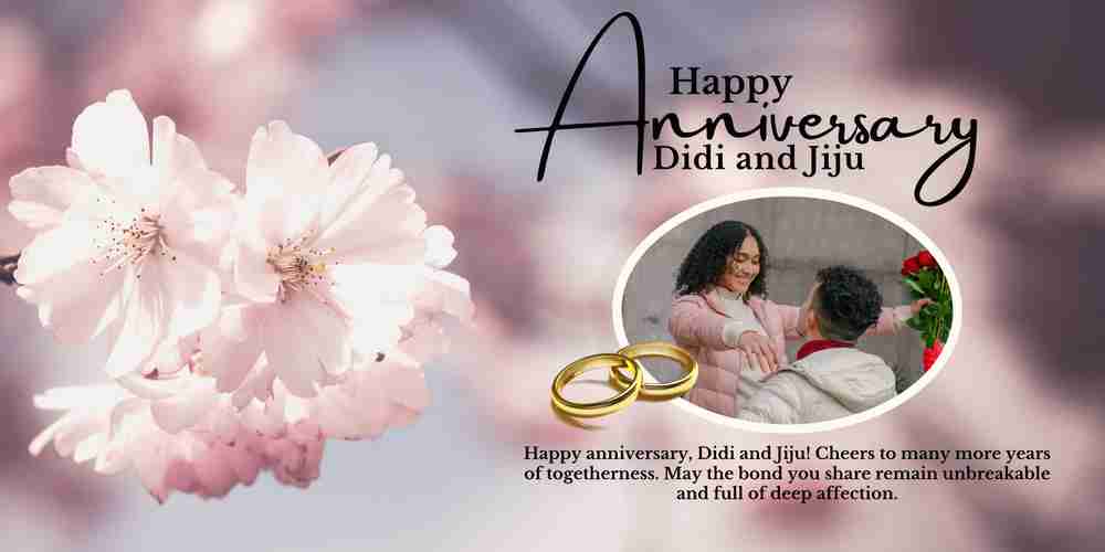 Happy Anniversary Didi and Jiju: 50+ Unique Wishes, message for sister