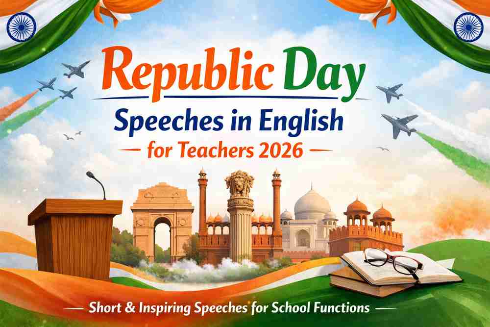 Republic Day speech in English for Teachers 2026: short speech for teachers